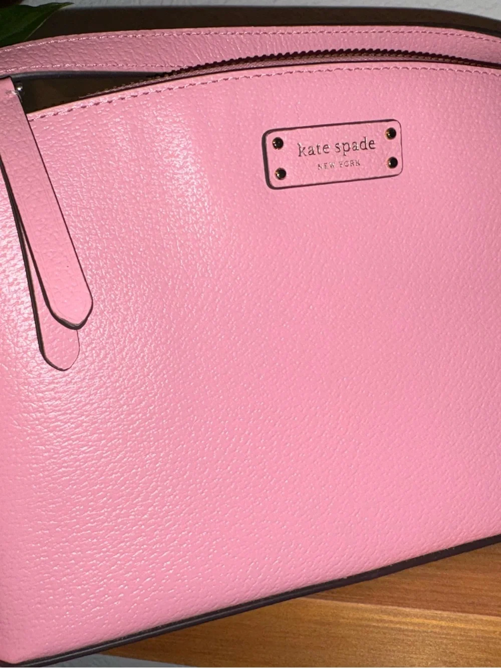 Kate Spade Jeanne Leather Crossbody Bright Carnation Pink EUC